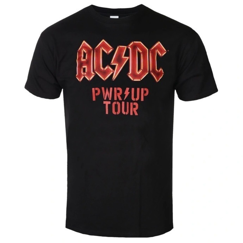 Hip Hop 90s Retro ACDC PWR Up Tour Music Fan Graphic Unisex T-Shirt